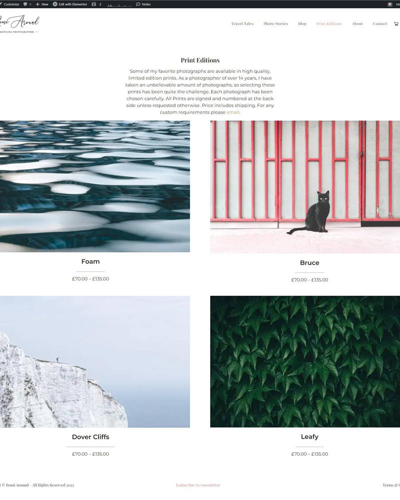 Romi Around, print editions